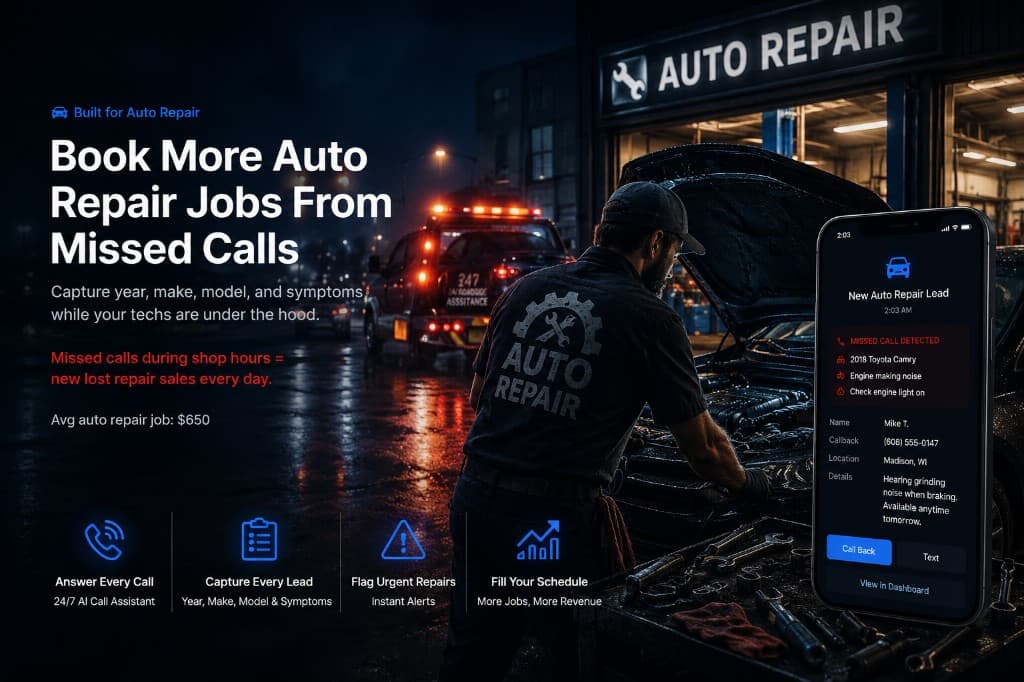 Auto Repair service professional smiling, ready to help customers